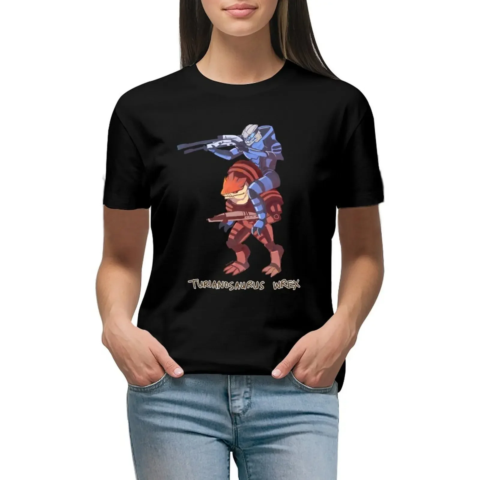Turianosaurus Wrex T-Shirt quick-drying Aesthetic clothing t-shirt dress for Women sexy
Turianosaurus Wrex T-Shirt quick-drying Aesthetic clothing t-shirt dress for Women sexy
