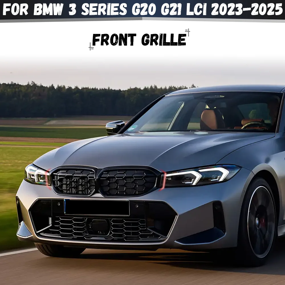 Front Kidney Grill For BMW 3 Series G20 G21 LCI 2023 2024 2025 330i 320d M340i Diamond Style Bumper Racing Grille
Front Kidney Grill For BMW 3 Series G20 G21 LCI 2023 2024 2025 330i 320d M340i Diamond Style Bumper Racing Grille