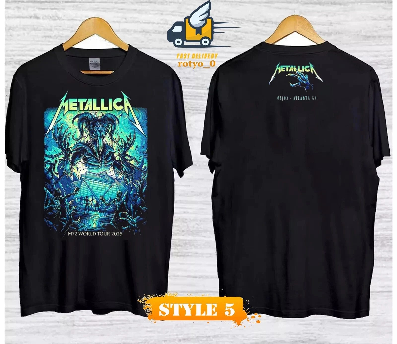 НОВЫЙ! Футболка с перепринтом Metallica Charlotte 2025 в Банке Америки, рубашка с короткими рукавами и рисунком, унисекс, для мужчин и женщин, лето
НОВЫЙ! Футболка с перепринтом Metallica Charlotte 2025 в Банке Америки, рубашка с короткими рукавами и рисунком, унисекс, для мужчин и женщин, лето
