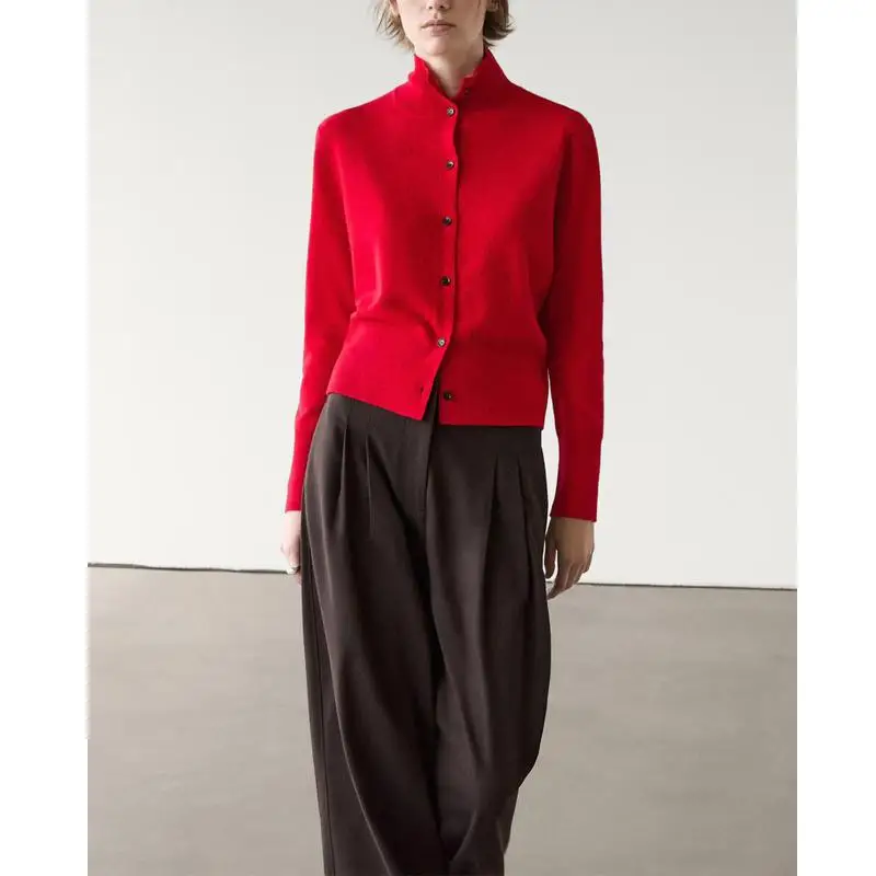 Новое осенне-зимнее вязаное пальто High Ne Long Sve с открытой передней частью, женская модная верхняя одежда, удобное полиэфирное волокно
Новое осенне-зимнее вязаное пальто High Ne Long Sve с открытой передней частью, женская модная верхняя одежда, удобное полиэфирное волокно