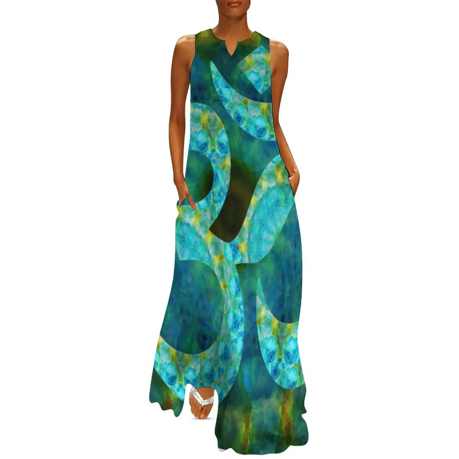 Beautiful Blue, Green and Aqua Om 5 - Sharon Cummings Long Dress women's summer clothing 2025 summer dresses for women 2025
Beautiful Blue, Green and Aqua Om 5 - Sharon Cummings Long Dress women's summer clothing 2025 summer dresses for women 2025