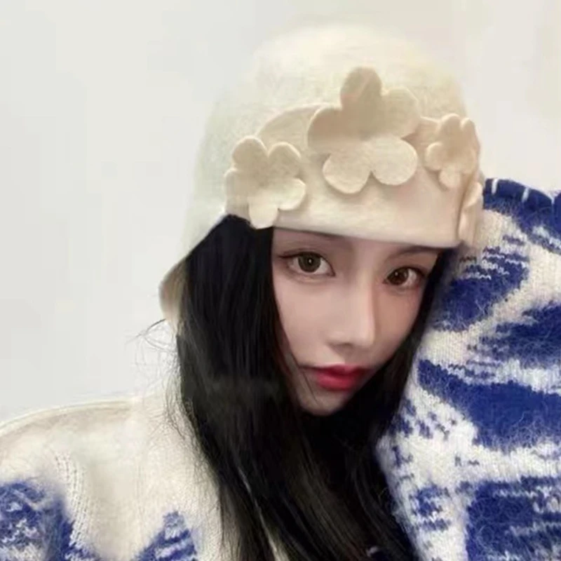 Soft Wool Hat Flower Pattern Hat Unisex Fashionable Hat Adjustable Stylish Hat for Unisex Fashion Accessory
Soft Wool Hat Flower Pattern Hat Unisex Fashionable Hat Adjustable Stylish Hat for Unisex Fashion Accessory