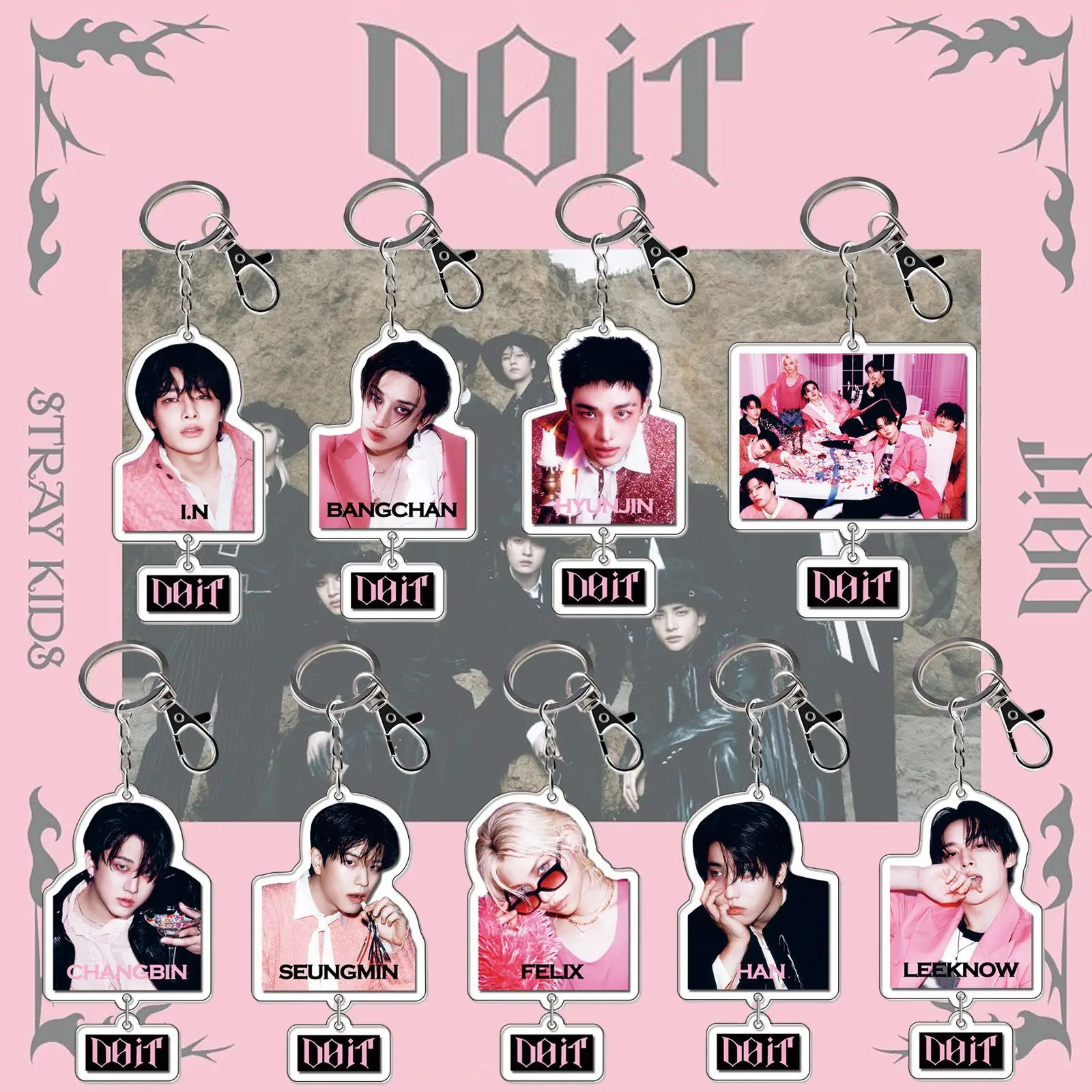 В наличии STRAY KIDS Новый альбом DO IT акриловые брелки подвески Felix Bang Chan Hyunjin SKZ Kpop Merch подарок на день рождения
В наличии STRAY KIDS Новый альбом DO IT акриловые брелки подвески Felix Bang Chan Hyunjin SKZ Kpop Merch подарок на день рождения