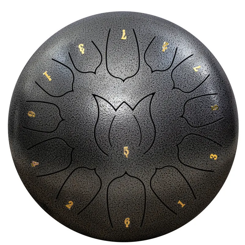 Hooqu Factory Offer Wholesale 12inch (30cm) 13 Note/ Tongue Silver Hank Rain Drum C Key Balmy Drum Steel Tongue Drum
Hooqu Factory Offer Wholesale 12inch (30cm) 13 Note/ Tongue Silver Hank Rain Drum C Key Balmy Drum Steel Tongue Drum