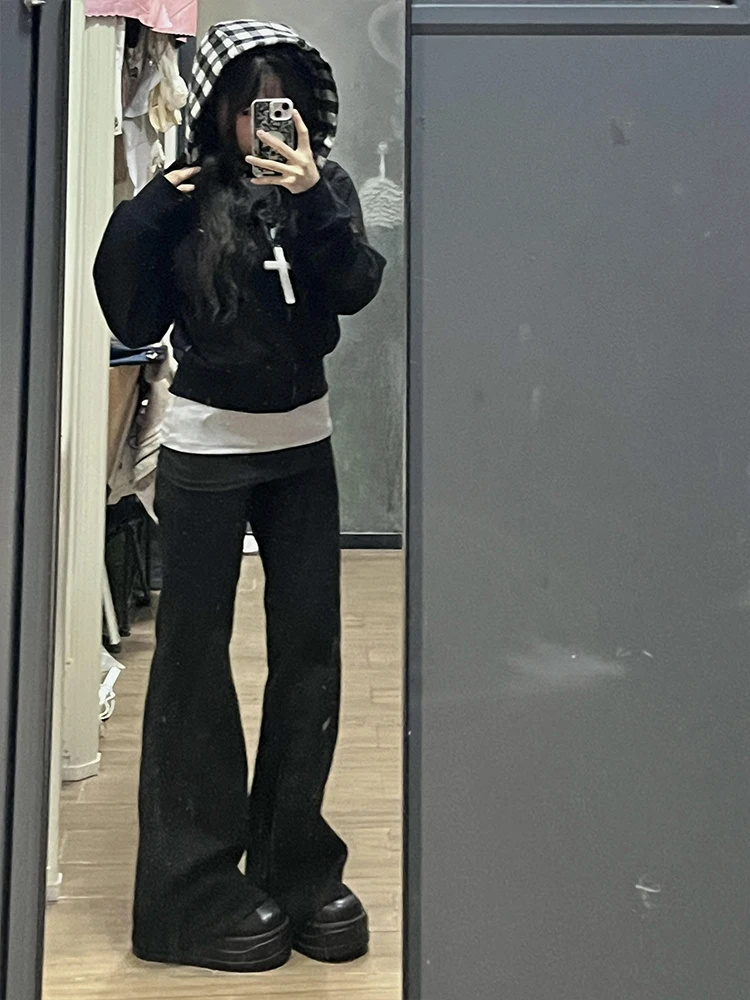 Bla Low-Waist Bell Bot Jeans Women's Autumn Winter New Sle Slimming Loose Wide Leg Pants Hot Girl Faionable Casual
Bla Low-Waist Bell Bot Jeans Women's Autumn Winter New Sle Slimming Loose Wide Leg Pants Hot Girl Faionable Casual