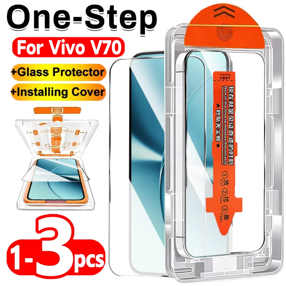 3-1Pack HD Clear Easy Installation Tempered Glass for Vivo V70/V70 Elite/V70FE Screen Protectors 9h Hardness Anti-Scratch Films
3-1Pack HD Clear Easy Installation Tempered Glass for Vivo V70/V70 Elite/V70FE Screen Protectors 9h Hardness Anti-Scratch Films