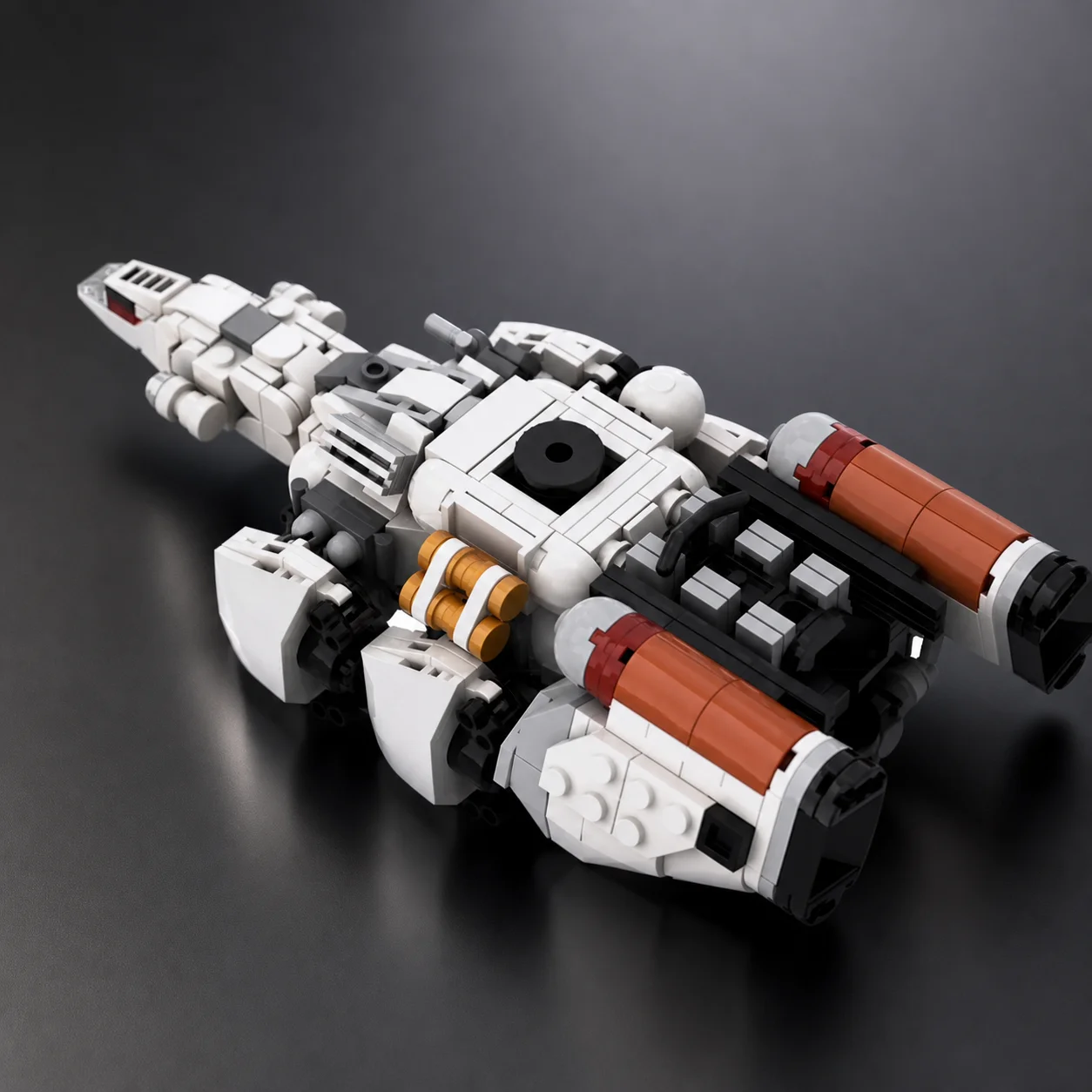 MOC Sci-Fi Space Battleship Building Blocks Interstellar Spaceship Model DIY Assembly Bricks Desktop Ornament Collection
MOC Sci-Fi Space Battleship Building Blocks Interstellar Spaceship Model DIY Assembly Bricks Desktop Ornament Collection