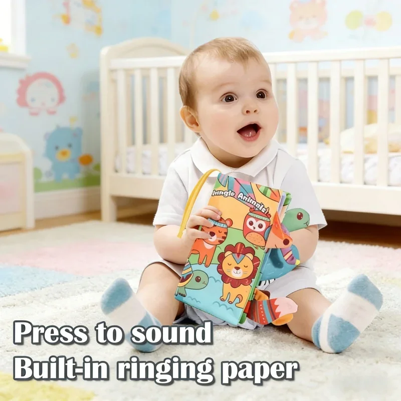 Montessori Cognition Soft Cloth Book Cartoon Animal Pattern Kids Intelligence Development Learning Toy Growth Gift For Children
Montessori Cognition Soft Cloth Book Cartoon Animal Pattern Kids Intelligence Development Learning Toy Growth Gift For Children
