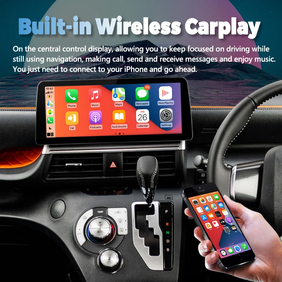 Автомобильный мультимедийный видеоплеер Carplay с широким экраном 128 дюйма, 12,3 ГБ, 2Din, радио, стерео, для Toyota Sienta, 2016 ~ 2019, Android 12
Автомобильный мультимедийный видеоплеер Carplay с широким экраном 128 дюйма, 12,3 ГБ, 2Din, радио, стерео, для Toyota Sienta, 2016 ~ 2019, Android 12