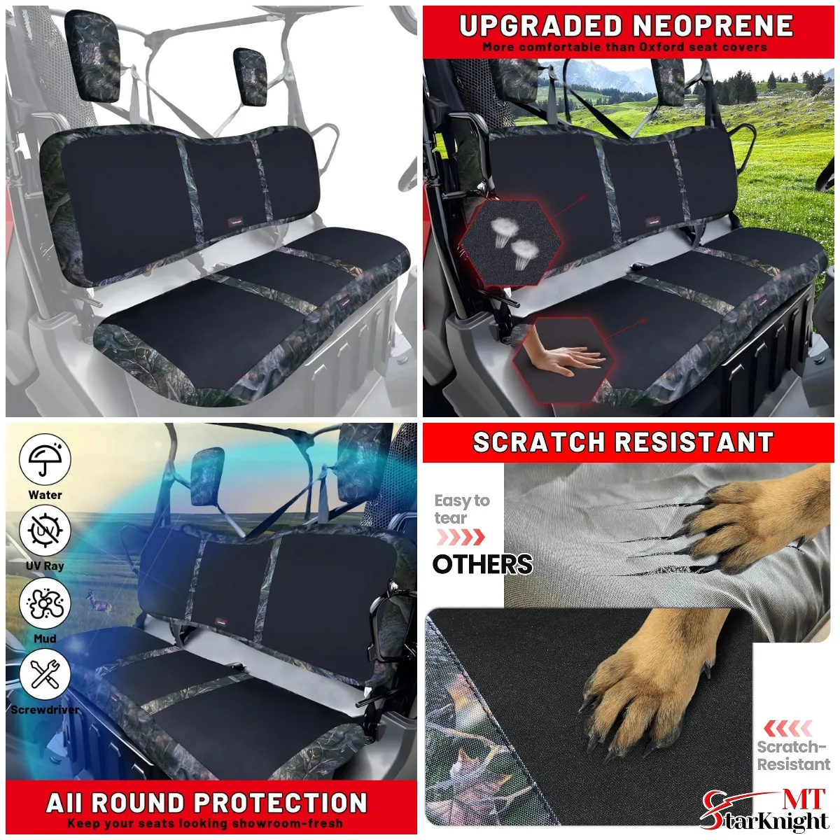 Pioneer 1000 Seat Cover Upgraded Neoprene, Water-Repellent for 2016-2025 1000/1000-5/1000-6
Pioneer 1000 Seat Cover Upgraded Neoprene, Water-Repellent for 2016-2025 1000/1000-5/1000-6