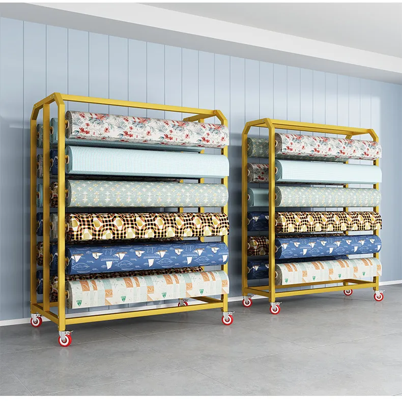 Textile Fabric Display Rack Fabric Roll Display Rack Shelf Tablecloth Fabric Display Rack Mobile Leather Nakajima Shelf
Textile Fabric Display Rack Fabric Roll Display Rack Shelf Tablecloth Fabric Display Rack Mobile Leather Nakajima Shelf