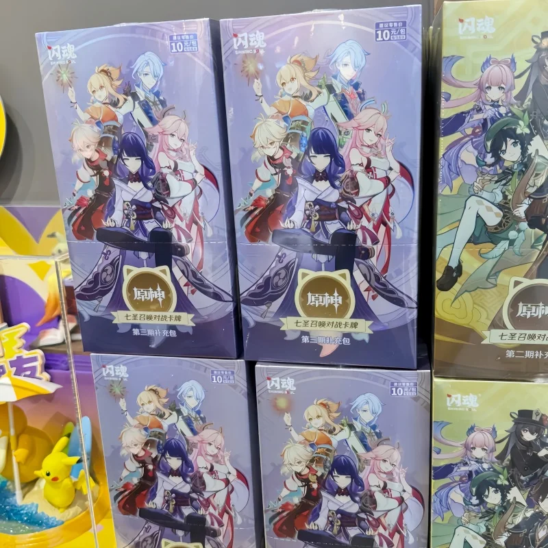 Карта Genshin Impact Vol.3 Genius Invokation Tcg Боевые карты Персонаж аниме Конкурентный бустер Игровые коллекционные карты на складе 
Карта Genshin Impact Vol.3 Genius Invokation Tcg Боевые карты Персонаж аниме Конкурентный бустер Игровые коллекционные карты на складе