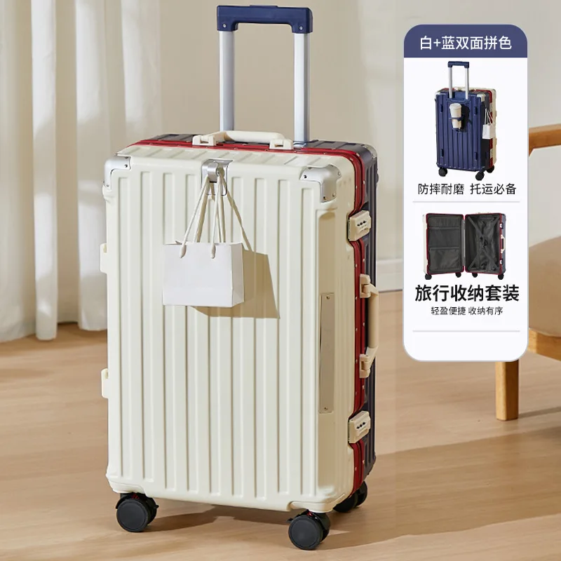 Luxury rolling luggage Aluminum frame durable travel trolley suitcase Student anti-drop suitcase Password Large capacity luggage
Luxury rolling luggage Aluminum frame durable travel trolley suitcase Student anti-drop suitcase Password Large capacity luggage