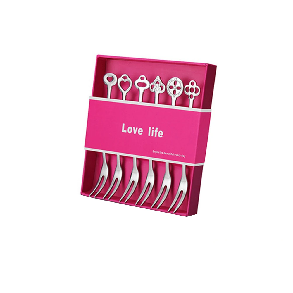 6pcs Stainless Steel Fruit Forks Salad Dessert Kitchen Supplies Tableware Set Non Repetitive Elegant Safe Daily
6pcs Stainless Steel Fruit Forks Salad Dessert Kitchen Supplies Tableware Set Non Repetitive Elegant Safe Daily