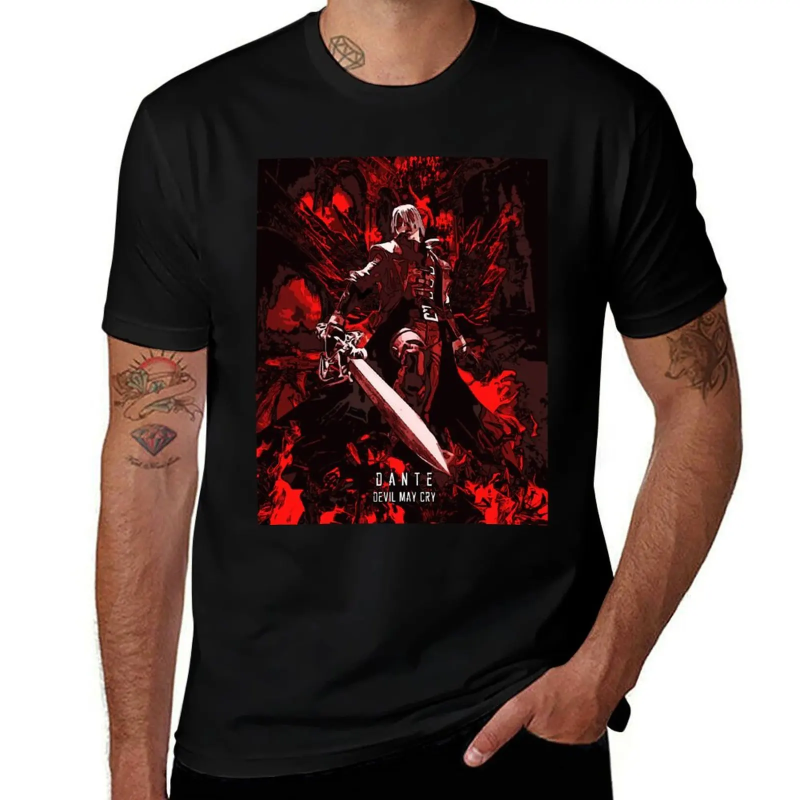 Classic Dante from Devil May Cry T-Shirt valentines clothes hippie clothes summer top mens graphic t-shirts
Classic Dante from Devil May Cry T-Shirt valentines clothes hippie clothes summer top mens graphic t-shirts