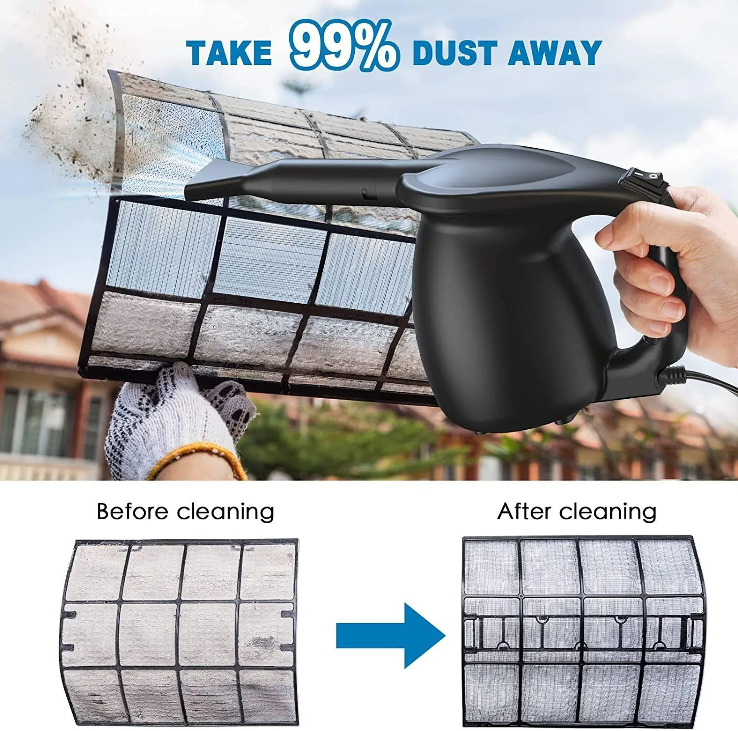 Electric Cleaner Air Duster for Computer Cleaning Blower Air Pump Paper Hair Cleaner for Home Desktop Blow Dust Office Accessori
Electric Cleaner Air Duster for Computer Cleaning Blower Air Pump Paper Hair Cleaner for Home Desktop Blow Dust Office Accessori