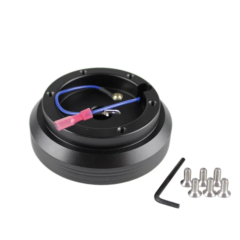 SRK-100H Steering Wheel Hub Adapter Short Boss Kit Fit Mitsubishi Subaru Impreza WRX STI Legacy 6 Bolt Racing Mod Base
SRK-100H Steering Wheel Hub Adapter Short Boss Kit Fit Mitsubishi Subaru Impreza WRX STI Legacy 6 Bolt Racing Mod Base