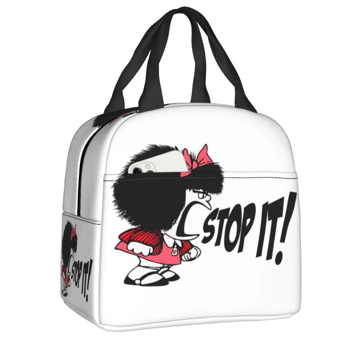 Многоразовые ланч-боксы Custom Mafalda Stop It для женщин, многофункциональная термосумка-холодильник для еды, изолированная сумка для обеда для офиса и работы
Многоразовые ланч-боксы Custom Mafalda Stop It для женщин, многофункциональная термосумка-холодильник для еды, изолированная сумка для обеда для офиса и работы