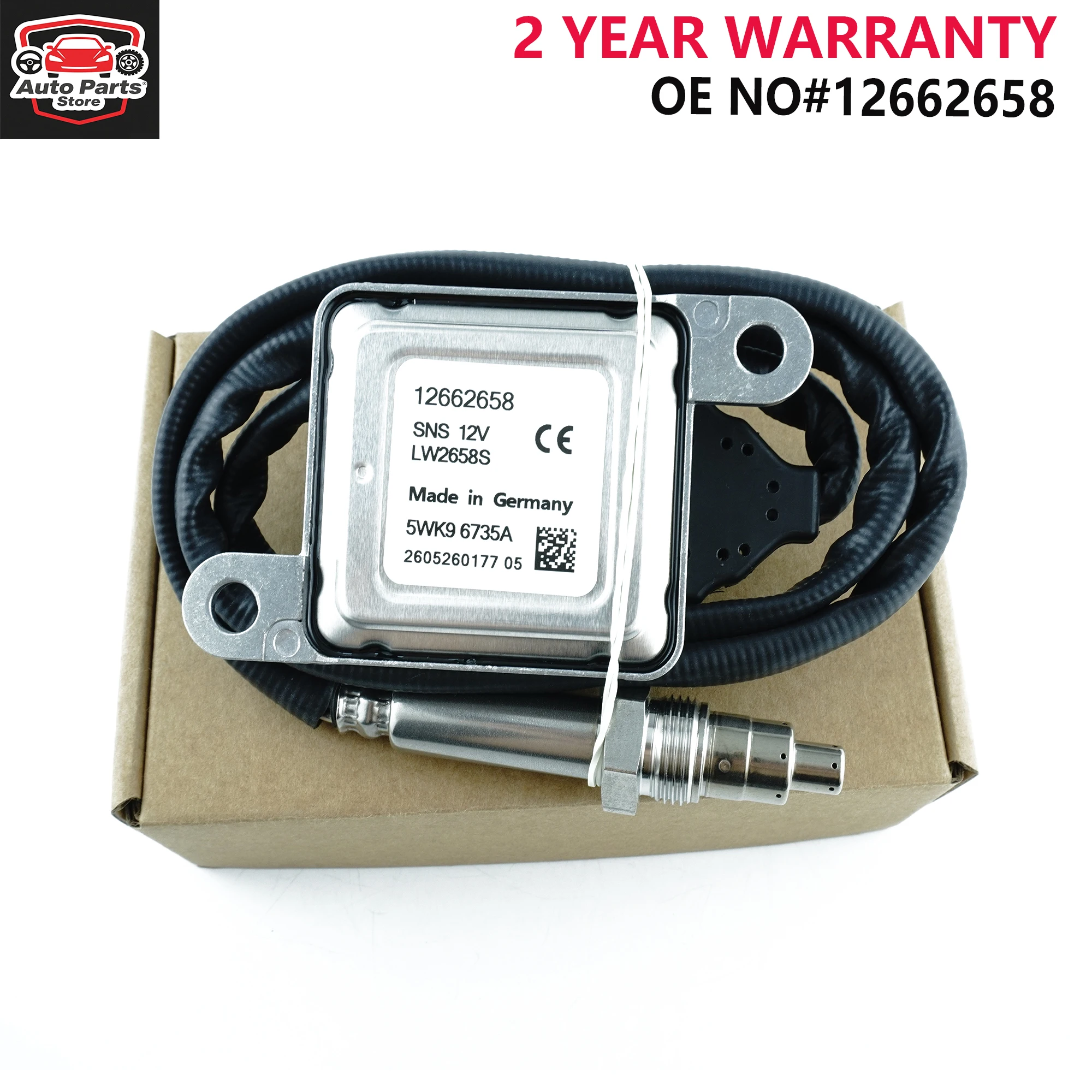For Chevrolet Cruze New Auto Sensors 12V Nitrogen Oxide Nox Sensor 5WK9 6735A 12662658 5WK96735A
For Chevrolet Cruze New Auto Sensors 12V Nitrogen Oxide Nox Sensor 5WK9 6735A 12662658 5WK96735A