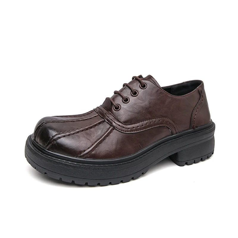 Derby Thick Soled Men's Leather Shoes Fashion Designer Styles Party and Work Daily Leisure and Business Adult Suit Shoes 38-46
Derby Thick Soled Men's Leather Shoes Fashion Designer Styles Party and Work Daily Leisure and Business Adult Suit Shoes 38-46