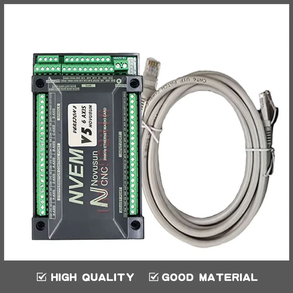 Nvem Cnc Motion Controller 300khz Nvemv5 Upgrade 3 Axis 4 Axis 5 Axis 6 Axis Mach3 Control Card Ethernet Interface
Nvem Cnc Motion Controller 300khz Nvemv5 Upgrade 3 Axis 4 Axis 5 Axis 6 Axis Mach3 Control Card Ethernet Interface