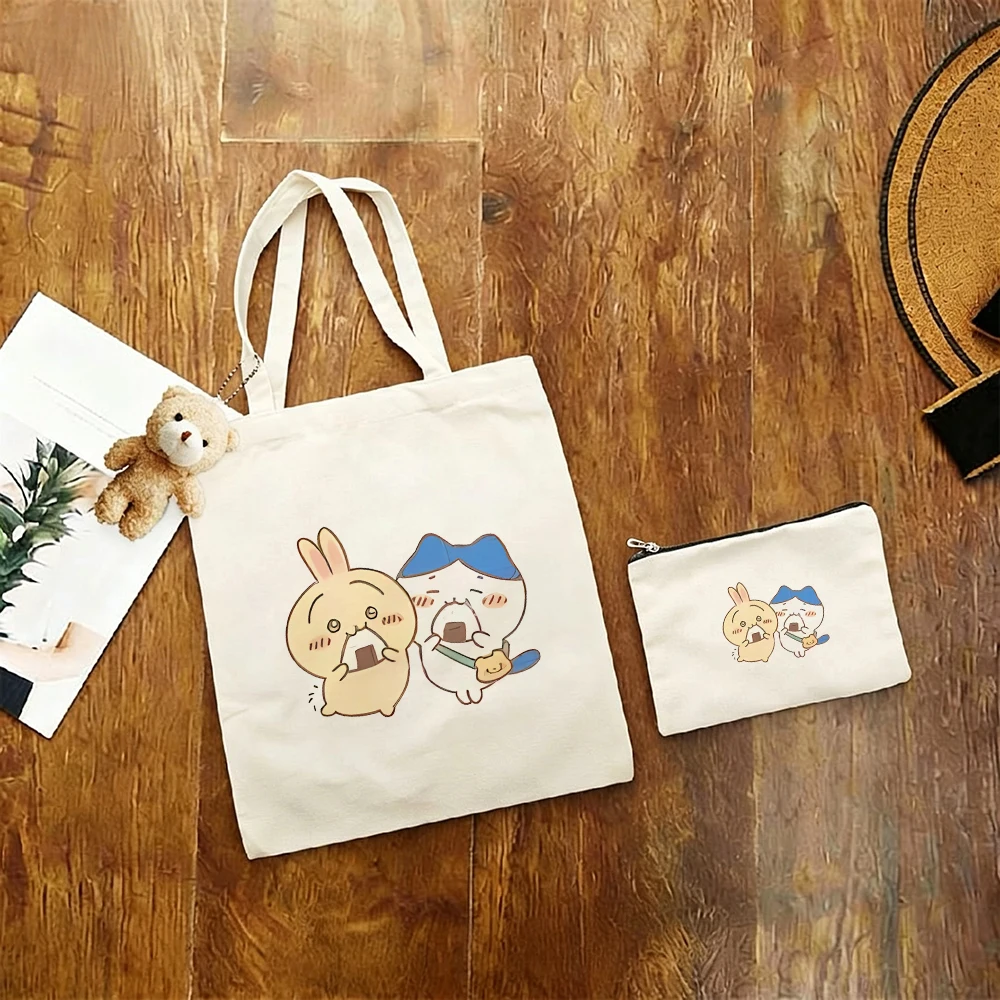 3pcs/set Large Capacity Chiikawa Canvas Tote Bag Cute Single Character Anime Print Kawaii Food Themed Eco Reusable Shopping Bag
3pcs/set Large Capacity Chiikawa Canvas Tote Bag Cute Single Character Anime Print Kawaii Food Themed Eco Reusable Shopping Bag