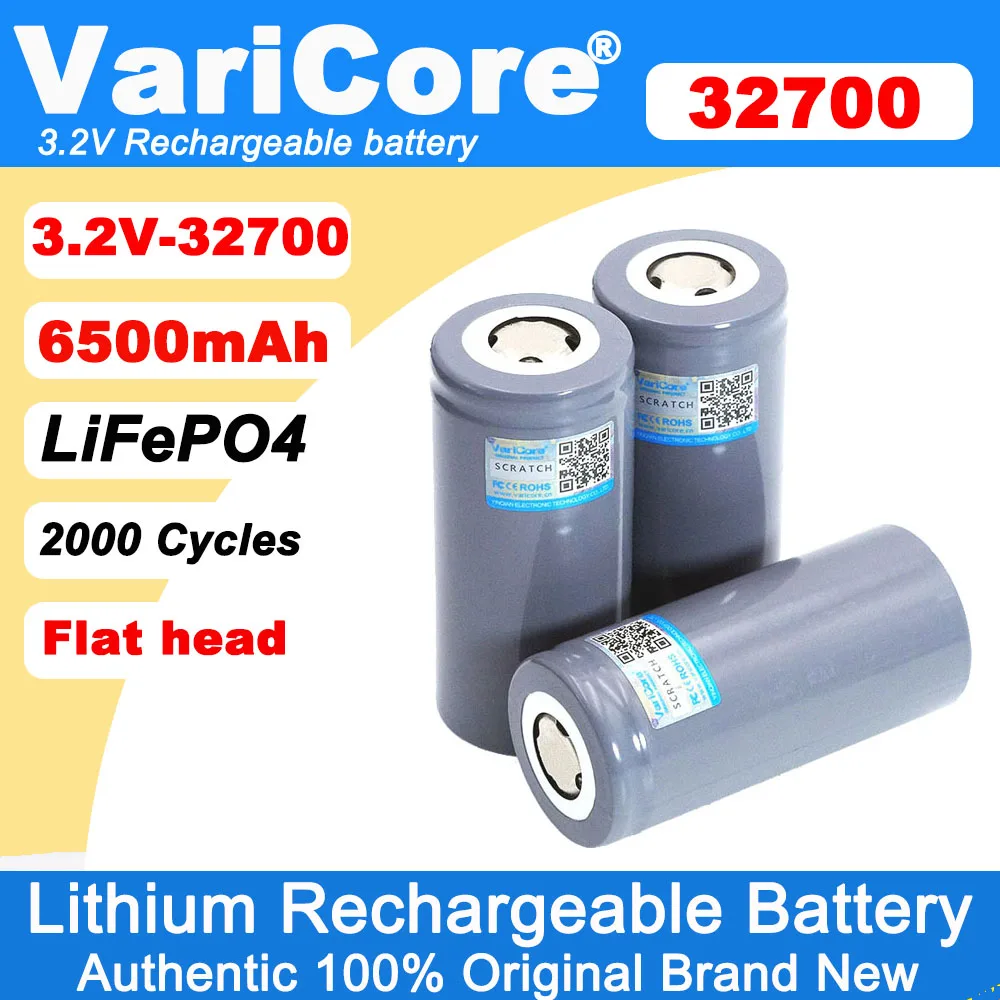 VariCore 32700 LiFePO4 3,2 В, 6500 мАч, 35 А, непрерывный разряд 55 А, высокая мощность для аккумулятора отвертки, электрический велосипед с питанием
VariCore 32700 LiFePO4 3,2 В, 6500 мАч, 35 А, непрерывный разряд 55 А, высокая мощность для аккумулятора отвертки, электрический велосипед с питанием
