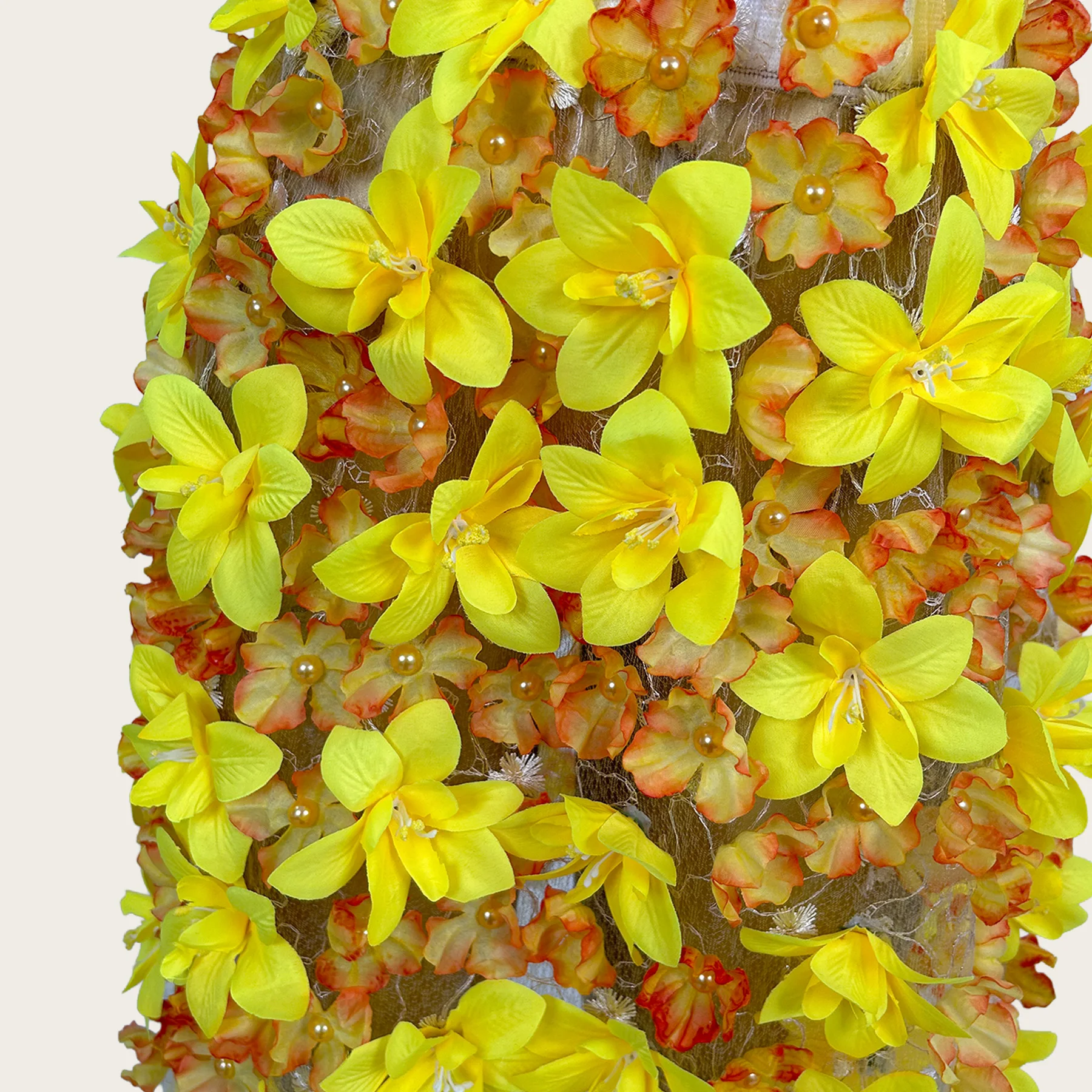 Women Yellow 3D Floral Off Shoulder Corset Maxi Dress Wedding Guest Party Gala Sheer Mesh Formal Sexy Evening Gown Huanghuaban
Women Yellow 3D Floral Off Shoulder Corset Maxi Dress Wedding Guest Party Gala Sheer Mesh Formal Sexy Evening Gown Huanghuaban