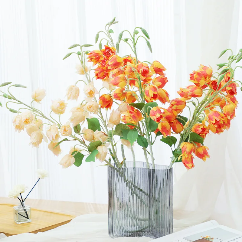 83cm Ins Artificial Bellflower Flowers Wind Chimes Wedding Home Decoration Silk Flowers Fake Flowers Floral Phoenix Orchid
83cm Ins Artificial Bellflower Flowers Wind Chimes Wedding Home Decoration Silk Flowers Fake Flowers Floral Phoenix Orchid