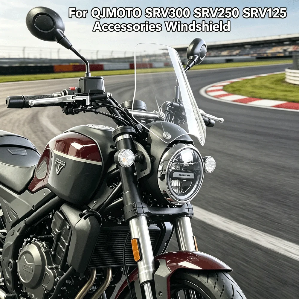 For QJMOTO SRV300 Fit QJMOTO SRV300 SRV125 SRV250 SRV125 / 250 /300 Accessories Windshield Sports Windscreen Wind Deflector
For QJMOTO SRV300 Fit QJMOTO SRV300 SRV125 SRV250 SRV125 / 250 /300 Accessories Windshield Sports Windscreen Wind Deflector