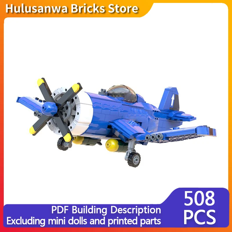 F4U Military Fighter Jets Model MOC Building Bricks War Equipment Modular Technology Gifts Holiday Assemble Children Toys Suit
F4U Military Fighter Jets Model MOC Building Bricks War Equipment Modular Technology Gifts Holiday Assemble Children Toys Suit
