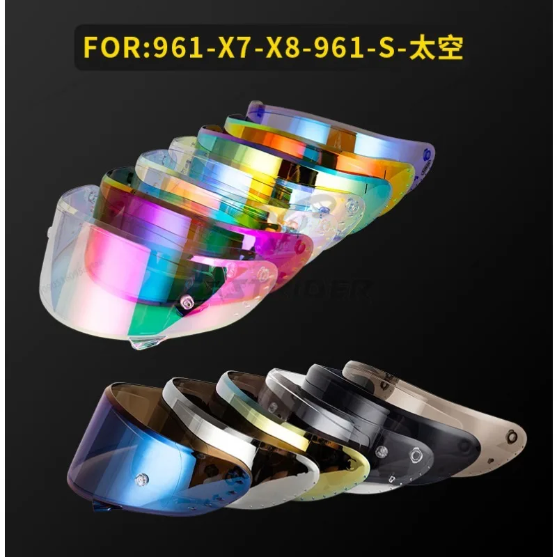 SOMAN motorcycle helmet lens, suitable for 961S X7 X8 model helmet lens, anti-glare lens
SOMAN motorcycle helmet lens, suitable for 961S X7 X8 model helmet lens, anti-glare lens