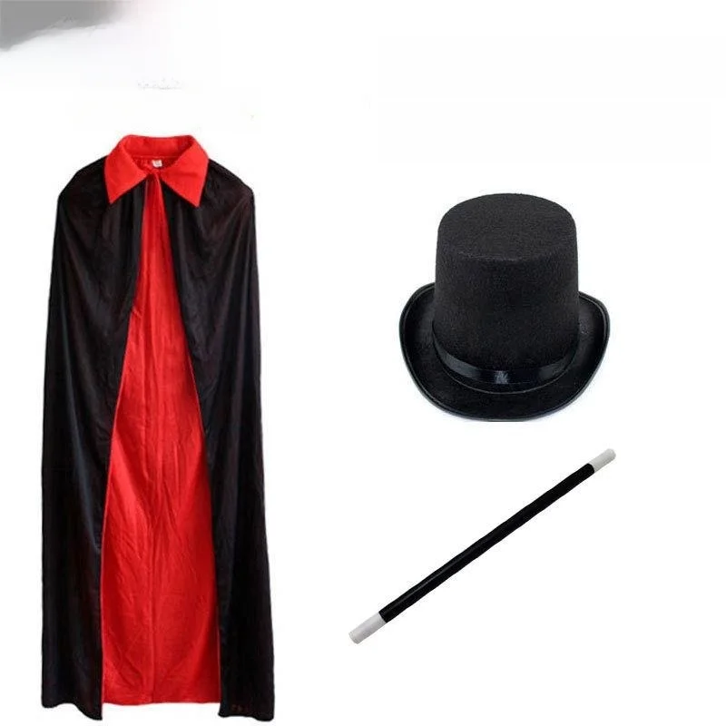 loween Performance Costume Adult Children's Robe Bla Red Death God Cloak Magician's Hat Magic Set Children's Wizard Outfit
loween Performance Costume Adult Children's Robe Bla Red Death God Cloak Magician's Hat Magic Set Children's Wizard Outfit