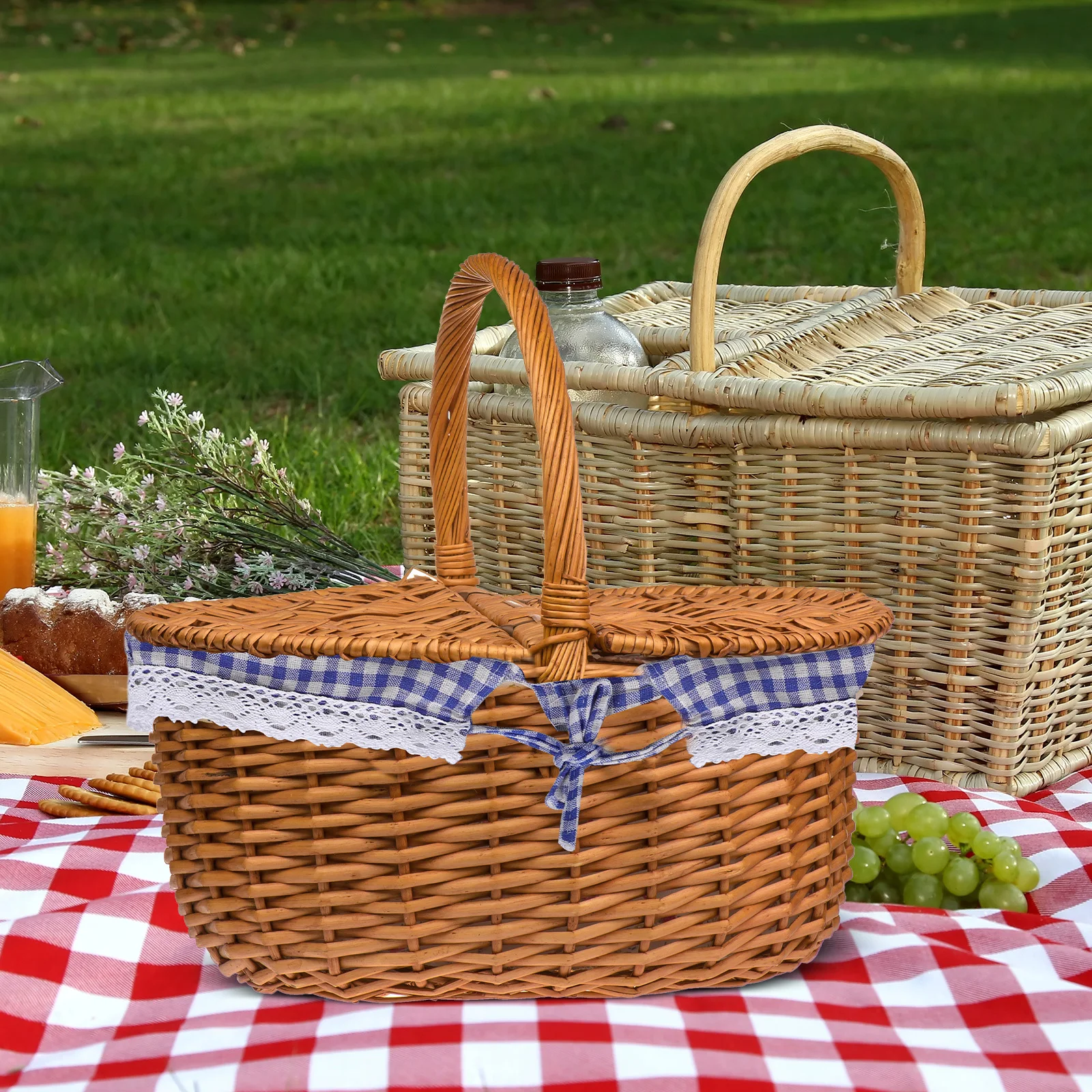 2pcs Rattan Basket Liner Replacement Fabric Insert For Wicker Picnic Baskets Washable Reusable Boho Farmhouse Style Storage
2pcs Rattan Basket Liner Replacement Fabric Insert For Wicker Picnic Baskets Washable Reusable Boho Farmhouse Style Storage