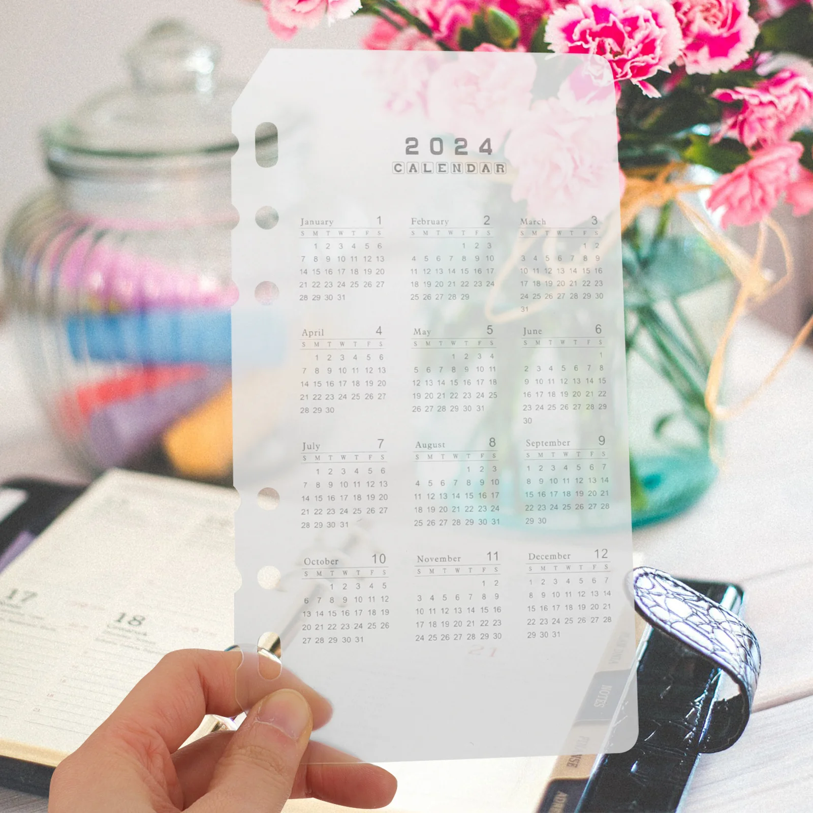 2pcs Calendar Divider 2024 Design Pp Portable Notebook Separator For Daily Schedule Organizer Transparent Binder
2pcs Calendar Divider 2024 Design Pp Portable Notebook Separator For Daily Schedule Organizer Transparent Binder