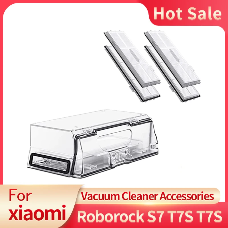 For Xiaomi Roborock S7 dust box Accessories T7S PLUS collection bin Washable Filter robot Vacuum Cleaner Replaceable spare parts
For Xiaomi Roborock S7 dust box Accessories T7S PLUS collection bin Washable Filter robot Vacuum Cleaner Replaceable spare parts