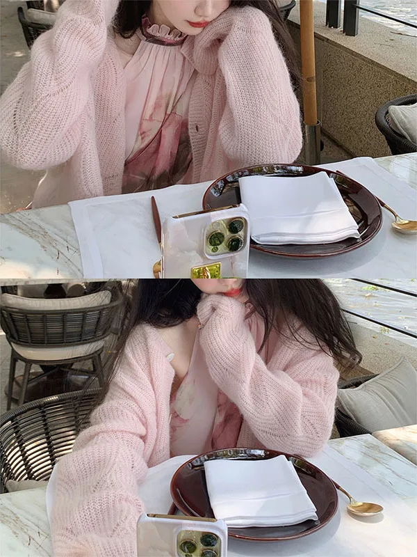 Elegant White Silk Knitted Woolen Open Cardigan Women's Summer Sun Protection Loose Fit Long Sleeve V-Neck Knitwear
Elegant White Silk Knitted Woolen Open Cardigan Women's Summer Sun Protection Loose Fit Long Sleeve V-Neck Knitwear