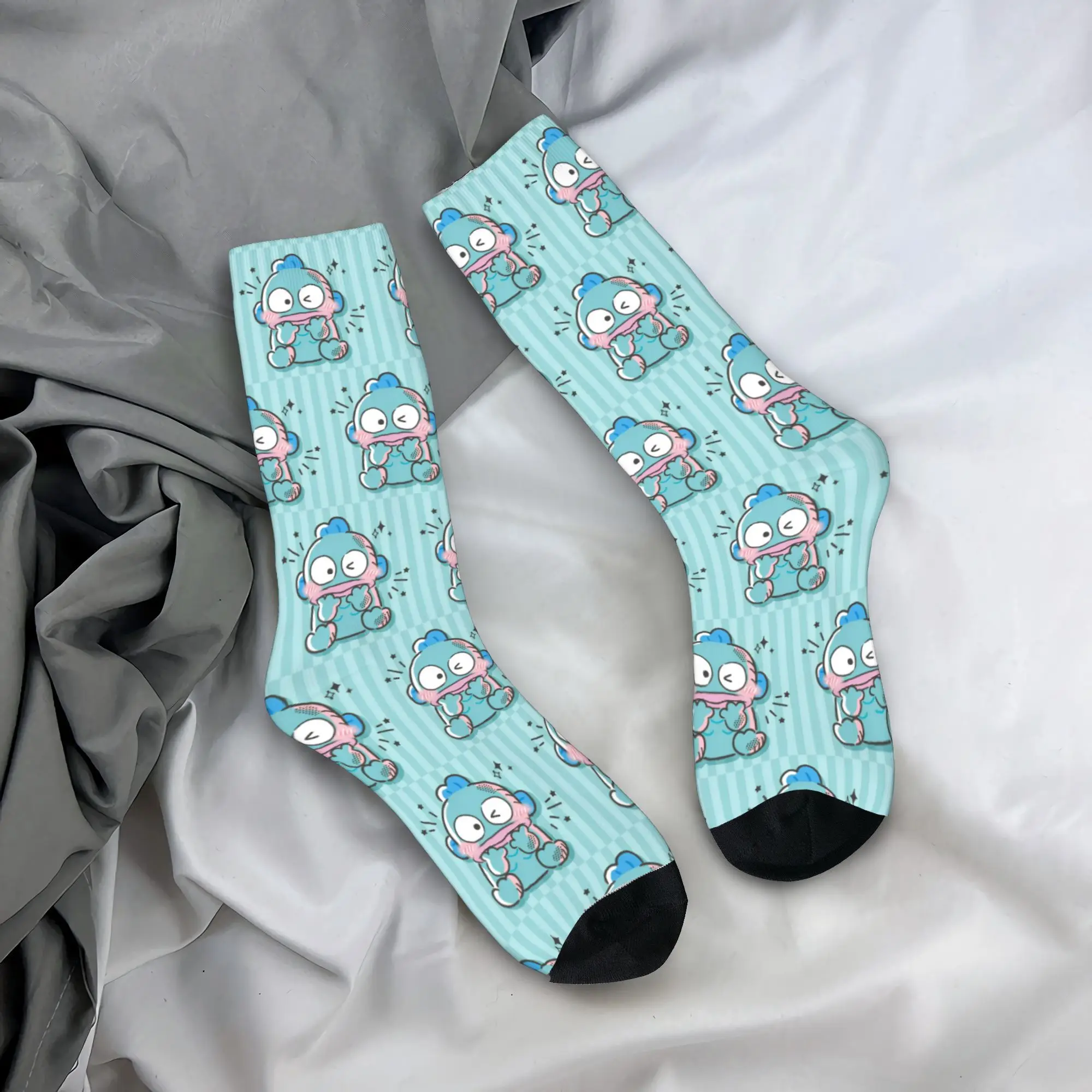 Cartoon Hangyodon Socks Men's Women's Polyester Casual Socks Novelty Spring Summer Autumn Winter Middle Tube Socks Gifts
Cartoon Hangyodon Socks Men's Women's Polyester Casual Socks Novelty Spring Summer Autumn Winter Middle Tube Socks Gifts