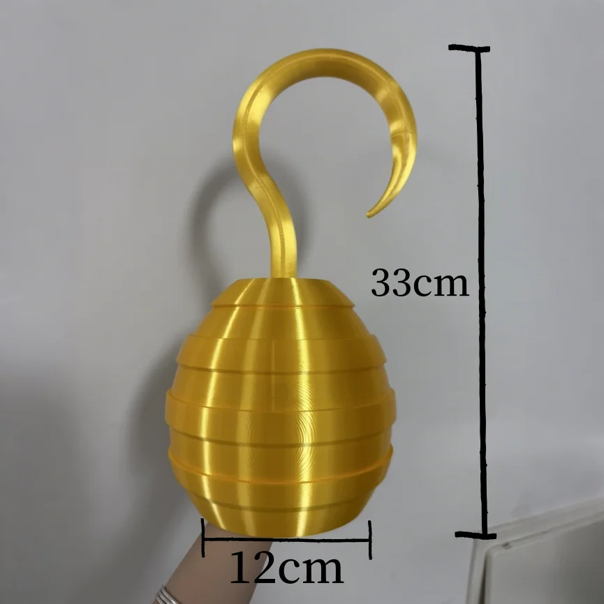 Animation Characters with The Same Props Golden Hook Handheld Accessories Halloween Comic-con Stage Performance Props
Animation Characters with The Same Props Golden Hook Handheld Accessories Halloween Comic-con Stage Performance Props