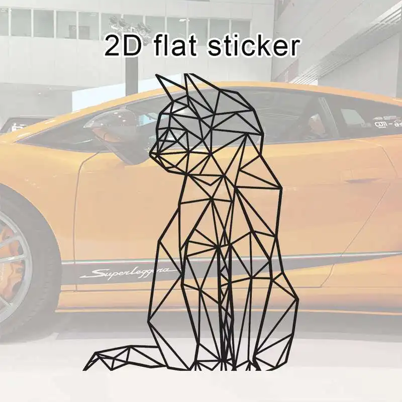 1Pc Geometric Cat Waterproof Vinyl Sticker For Car Motorcycle Helmet Laptop Decor
1Pc Geometric Cat Waterproof Vinyl Sticker For Car Motorcycle Helmet Laptop Decor