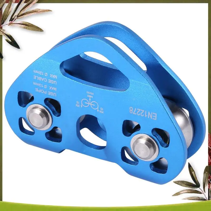 Reliable-5X Heart-Shape Climbing Double Pulley Steel Cable Rope 13Mm Climbing Device High Speed Zipline Trolley 24KN
Reliable-5X Heart-Shape Climbing Double Pulley Steel Cable Rope 13Mm Climbing Device High Speed Zipline Trolley 24KN