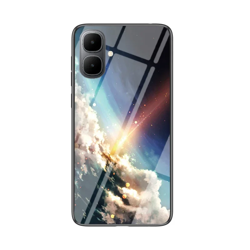 Tempered Glass Case For infinix Smart 10 Cosmic Starry Sky Pattern Hard Glass Cover For infinix Smart 10 Soft Edge Shell
Tempered Glass Case For infinix Smart 10 Cosmic Starry Sky Pattern Hard Glass Cover For infinix Smart 10 Soft Edge Shell