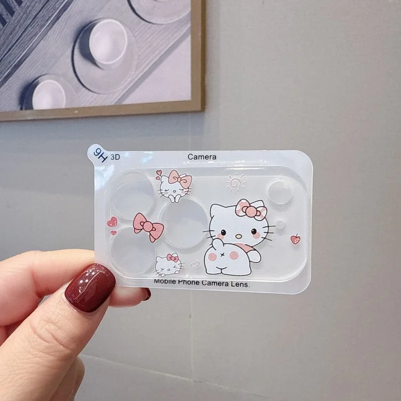 Sanrio Hello Kitty Cartoon Camera Lens Protector 9H HD Anti-Scratch Tempered Glass for iPhone 16 15 14 13 12 11 ProMax Mini Plus Sanrio Hello Kitty Cartoon Camera Lens Protector 9H HD Anti-Scratch Tempered Glass for iPhone 16 15 14 13 12 11 ProMax Mini Plus