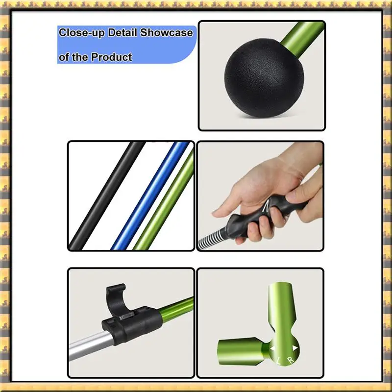 AA79 New Golf Swing Trainer Exerciser Aid Adjustable Golf Training Aid For Improve Hinge Forearm Rotation Shoulder Turn
AA79 New Golf Swing Trainer Exerciser Aid Adjustable Golf Training Aid For Improve Hinge Forearm Rotation Shoulder Turn