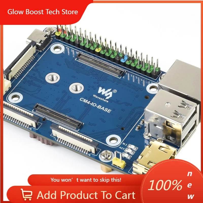 NYRaspberry Pi Mini Compute Module 4 Basic Expansion Board Computing Module Core Board Base Board
NYRaspberry Pi Mini Compute Module 4 Basic Expansion Board Computing Module Core Board Base Board