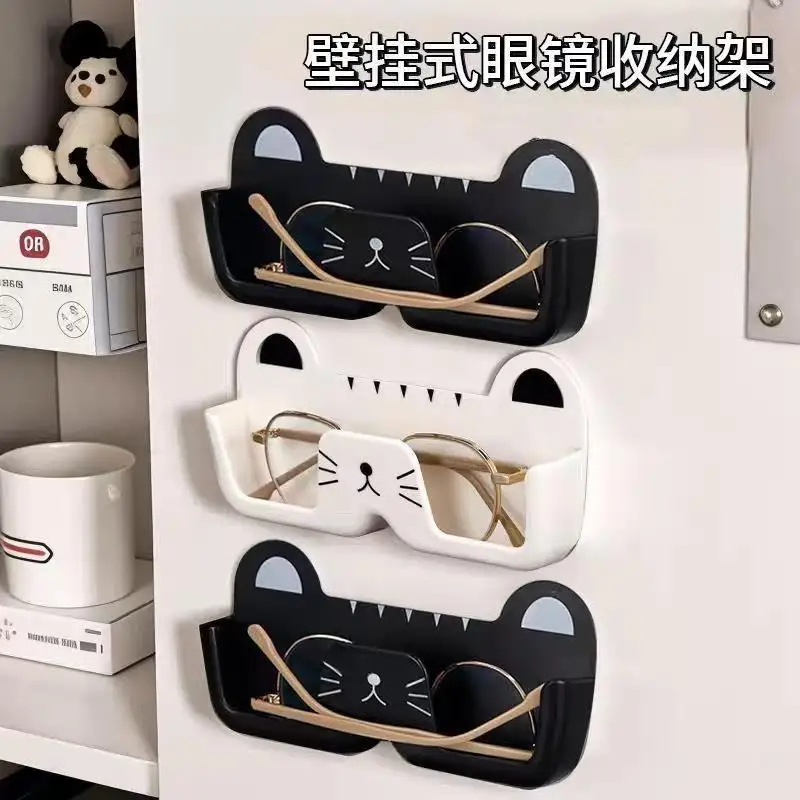 Wall Mount Eyeglass Holder Cute Cat-shaped Glasses Storage Rack Portable No Drill Sunglasses Hanging Organizer Display Stand
Wall Mount Eyeglass Holder Cute Cat-shaped Glasses Storage Rack Portable No Drill Sunglasses Hanging Organizer Display Stand