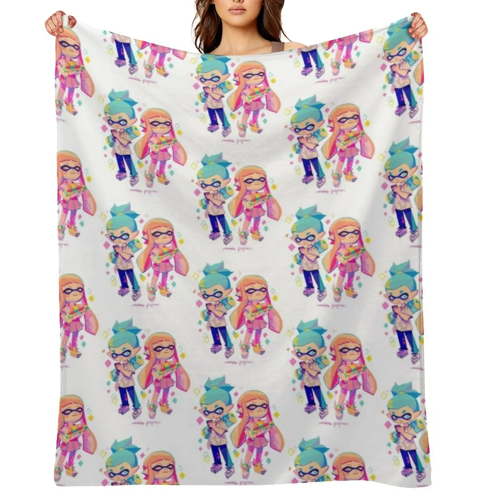 Inklings Throw Blanket funny gift Furry Flannel halloween Blankets
Inklings Throw Blanket funny gift Furry Flannel halloween Blankets