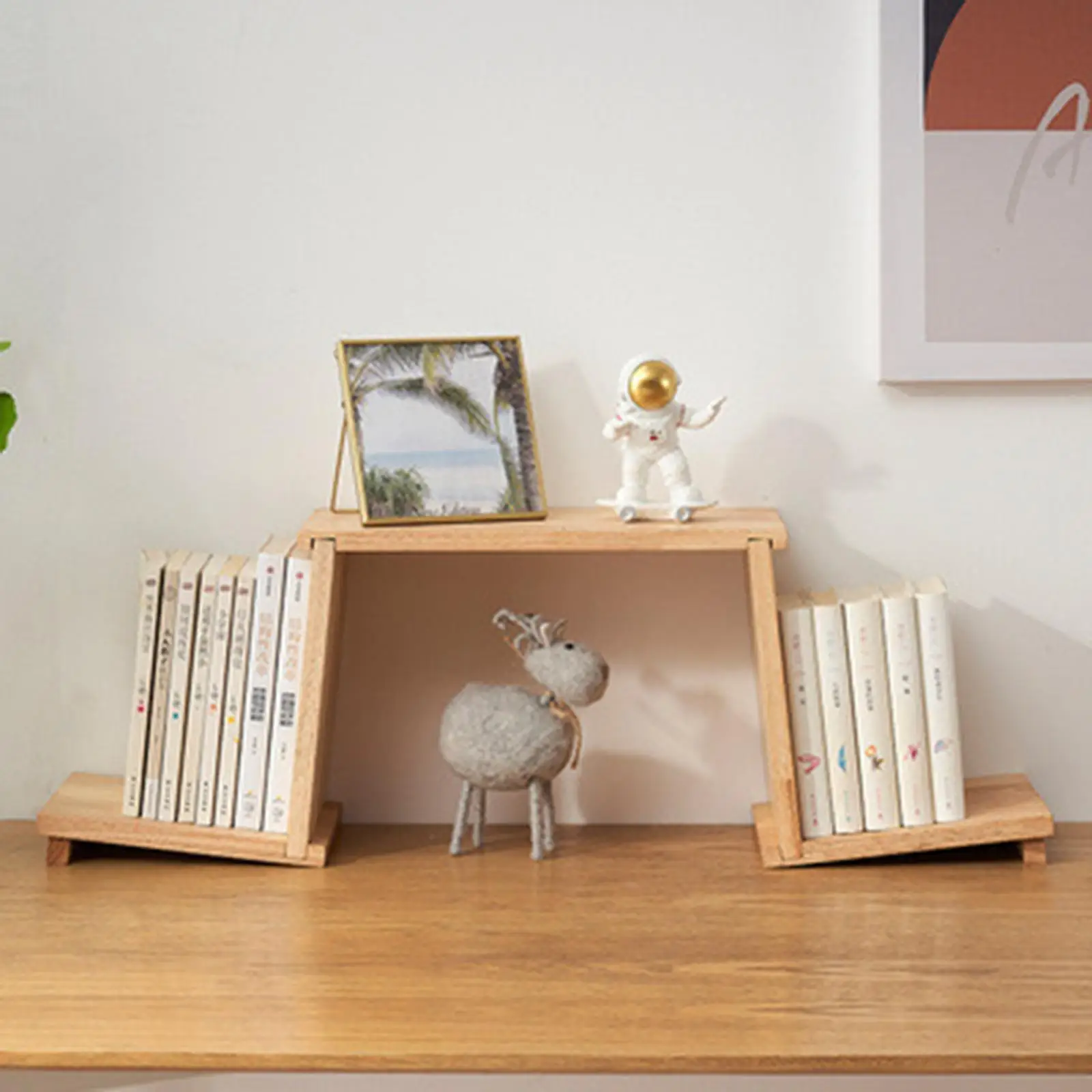 Desktop Bookshelf Simple Wood Display Shelf Bookcase Desk Shelf Storage Rack for Home Countertop Study Room Office Living Room
Desktop Bookshelf Simple Wood Display Shelf Bookcase Desk Shelf Storage Rack for Home Countertop Study Room Office Living Room