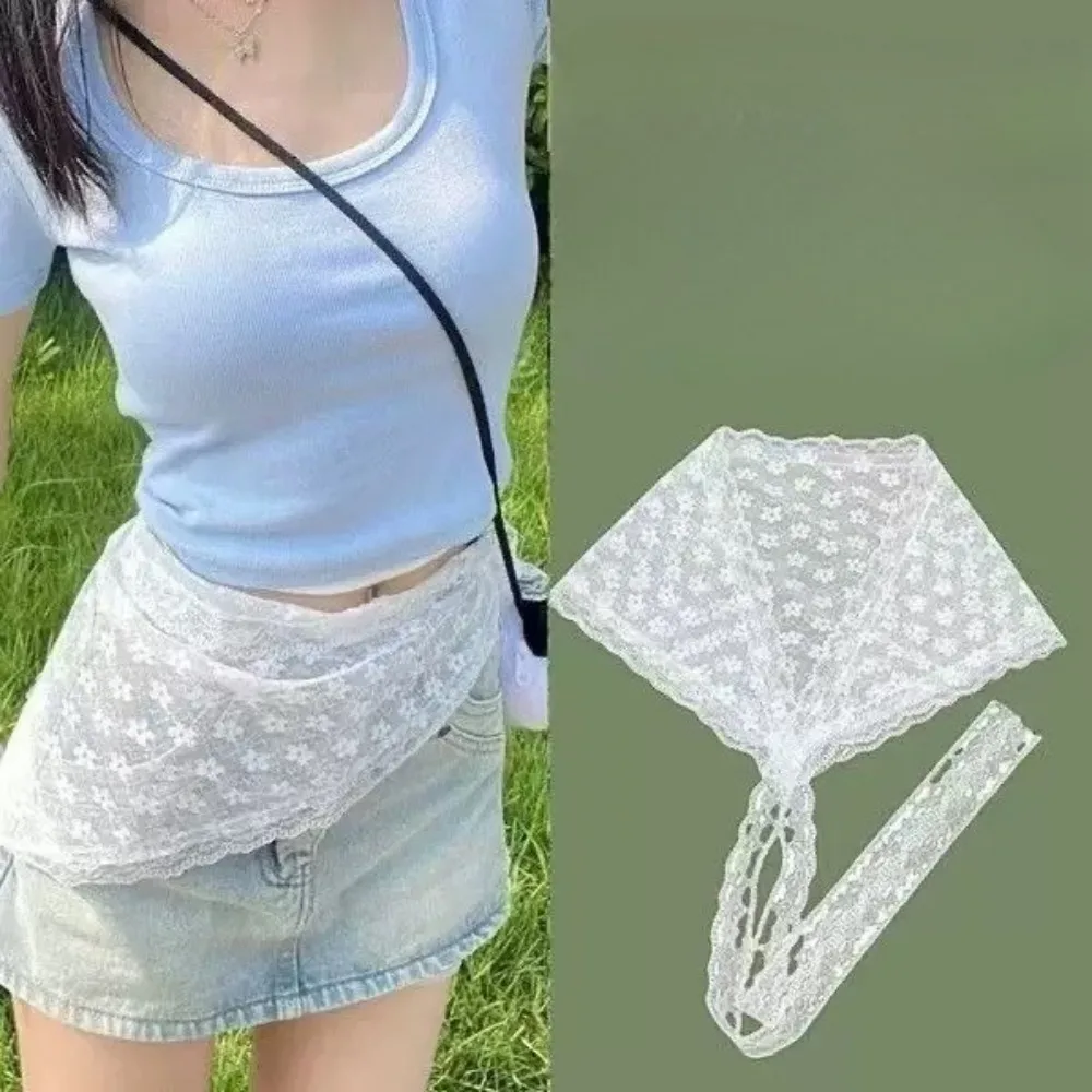 Fashion Lace Waist Belt with Triangular Scarf Hem Women Layered Skirt Waist Decorative Belt
Fashion Lace Waist Belt with Triangular Scarf Hem Women Layered Skirt Waist Decorative Belt