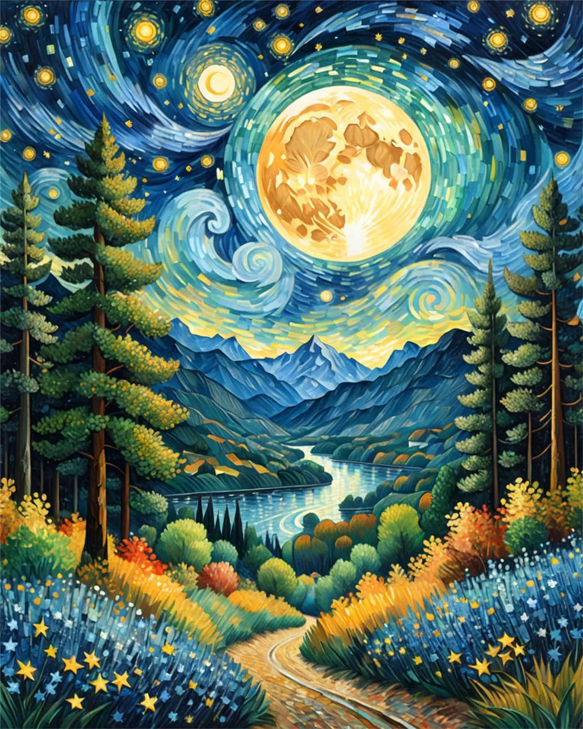 RUOPOTY DIY Diamond Painting Landscape Bridge Full Square Modern Dandelion Handmade Gifts Wall decoration painting
RUOPOTY DIY Diamond Painting Landscape Bridge Full Square Modern Dandelion Handmade Gifts Wall decoration painting